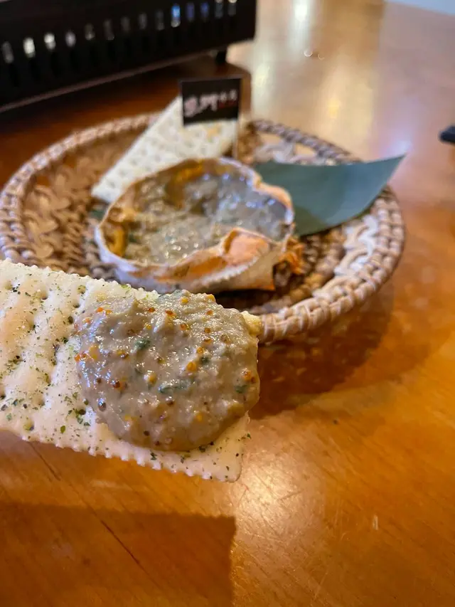 海膽蟹味噌甲羅燒
