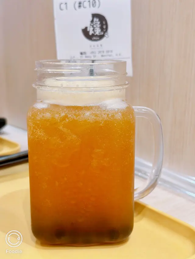 蒟蒻球百香果綠茶