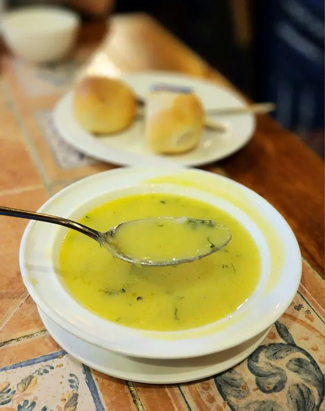 素食薯蓉青菜湯