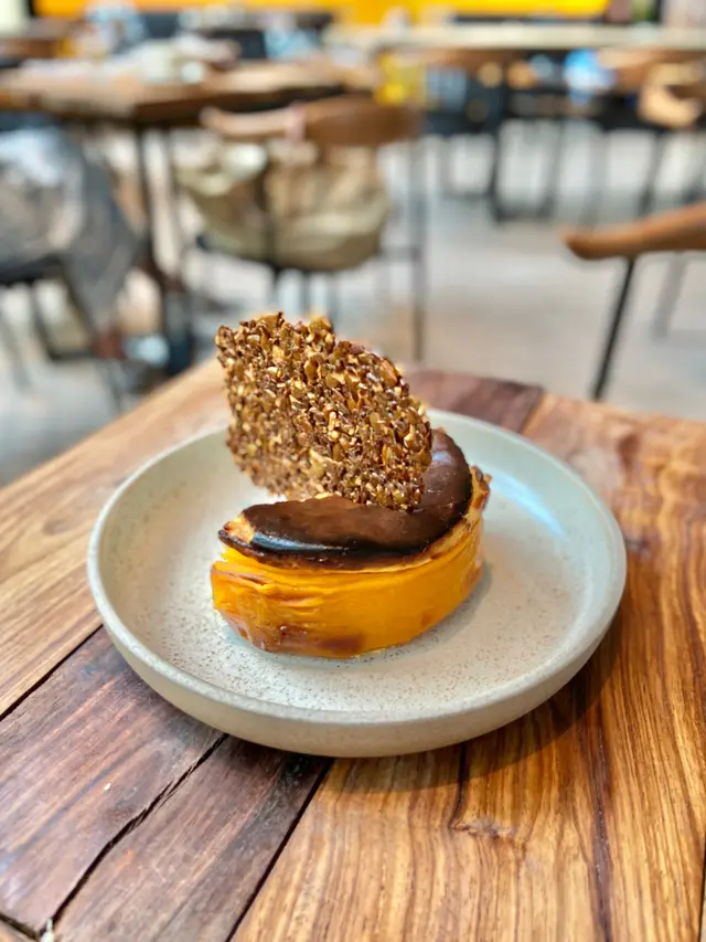 Maple Pumpkin Burnt Cheesecake