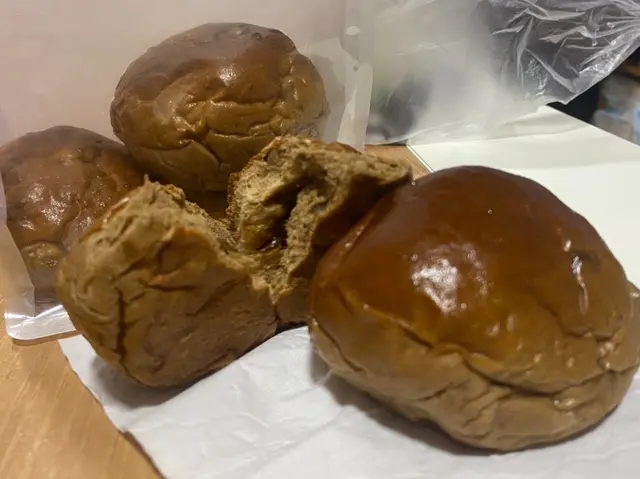 黑糖麻糬合桃波波