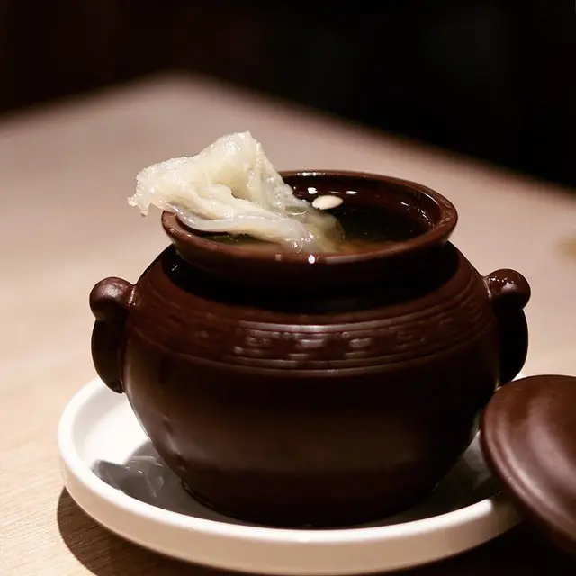 雪耳花膠燉海底椰