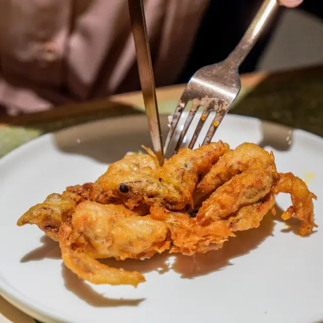 松葉蟹肉軟殼蟹飯