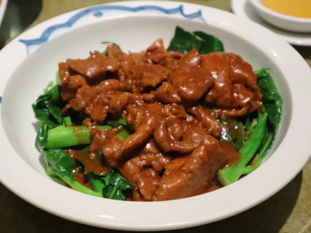 沙茶牛肉炒芥蘭