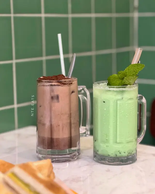 椰汁斑斕冰 + 美綠恐龍