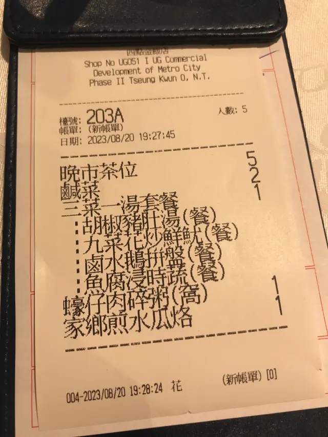 點菜單
