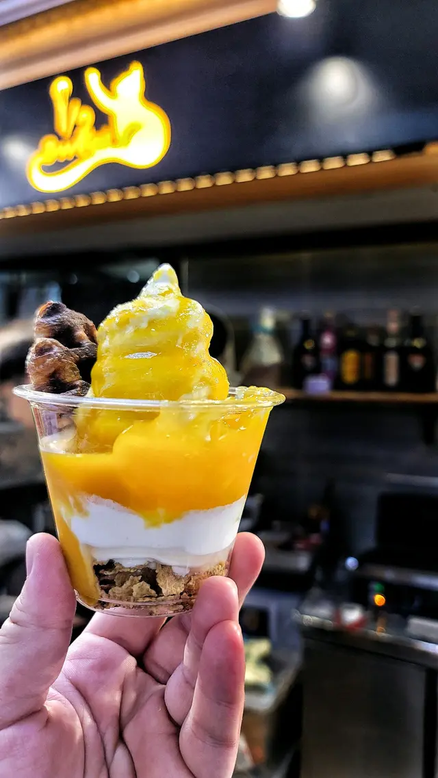 芒果蜜桃爆炸糖芭菲