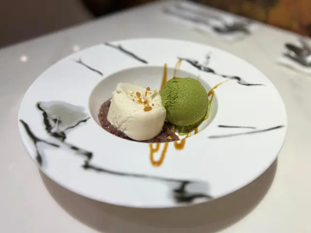 自家制豆腐紅豆布甸配雪糕