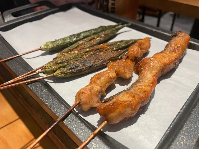 鮮烤白鱔 & 烤秋葵