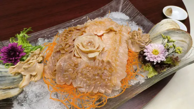 加拿大象拔蚌，又爽口又鮮味，師傅仲砌得好靚