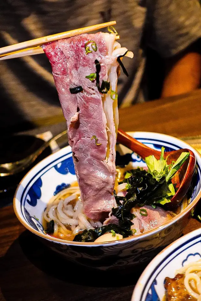 安格斯牛肉鰹魚湯稻庭烏冬 𝗔𝗻𝗴𝘂𝘀 𝗕𝗲𝗲𝗳 𝗜𝗻𝗮𝗻𝗶𝘄𝗮 𝗨𝗱𝗼𝗻 𝘄𝗶𝘁𝗵 𝗕𝗼𝗻𝗶𝘁𝗼 𝗦𝗼𝘂𝗽