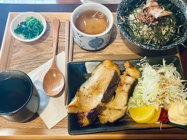 京燒比目魚定食