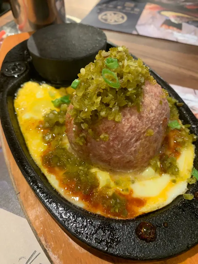 墨西哥辣椒和牛漢堡