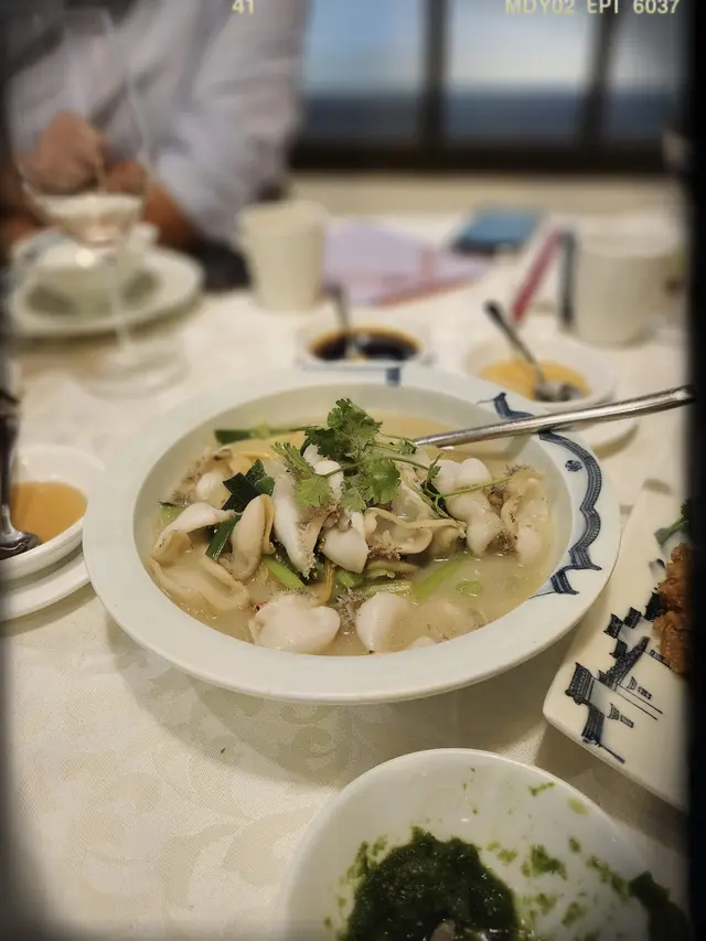 潮式胡椒鹹菜浸鮮鮑片（$298）