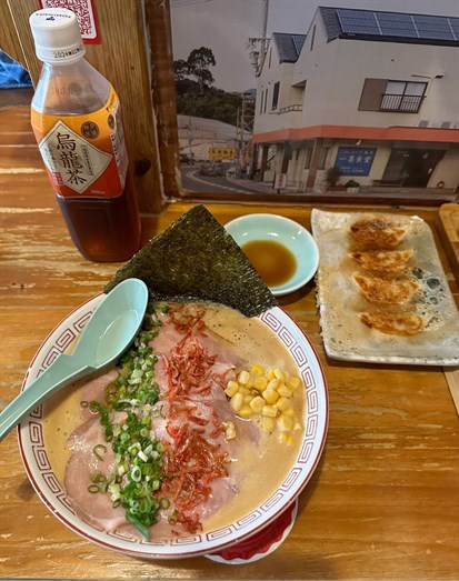 櫻花蝦海老味噌拉麵配餐