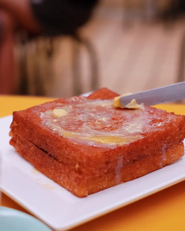 沙嗲牛肉西多士