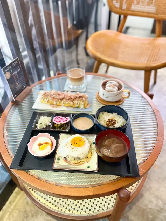 澳洲和牛漢堡定食