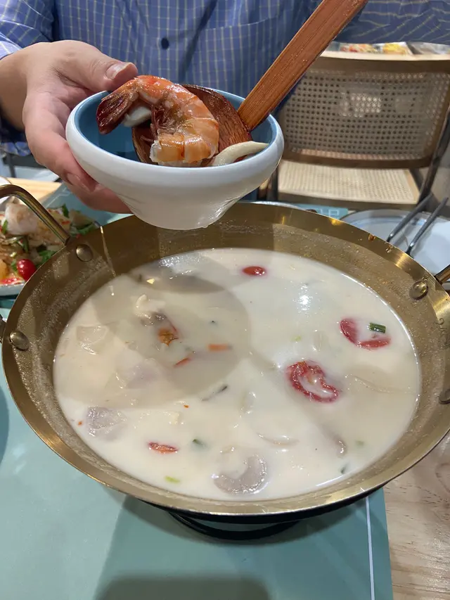 椰汁虎蝦湯