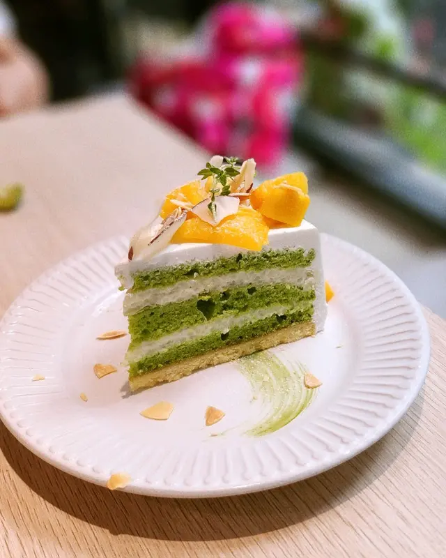 斑蘭椰漿米布甸蛋糕