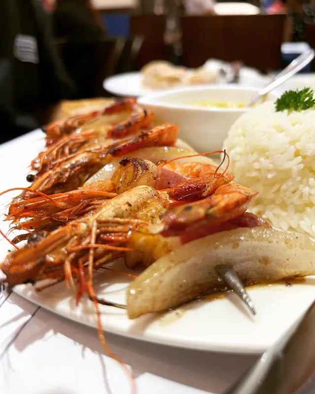 Espetada de Camarão