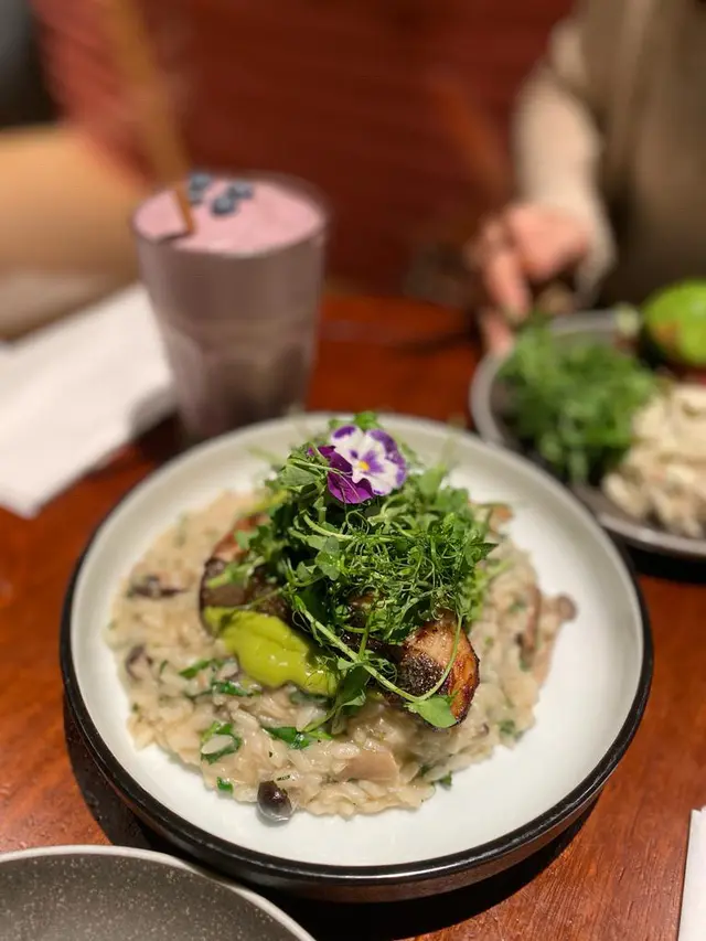Black cod & Mushroom Risotto