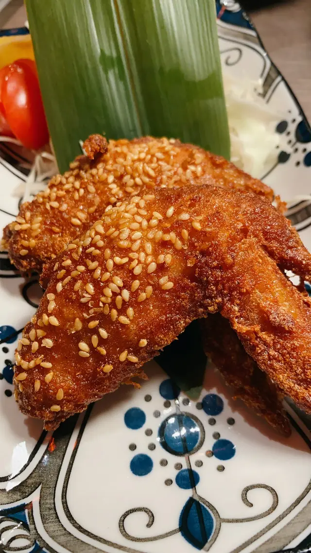 炸芝麻雞翼