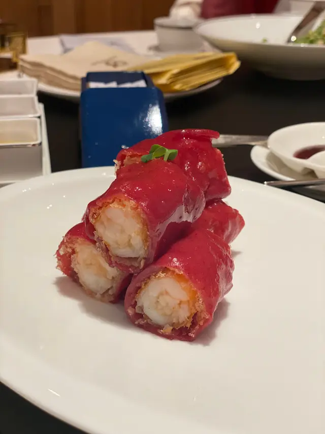 龍蝦春卷紅米腸