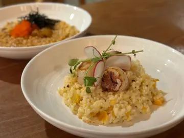 轻煎日本带子咸蛋黄烤南瓜饭