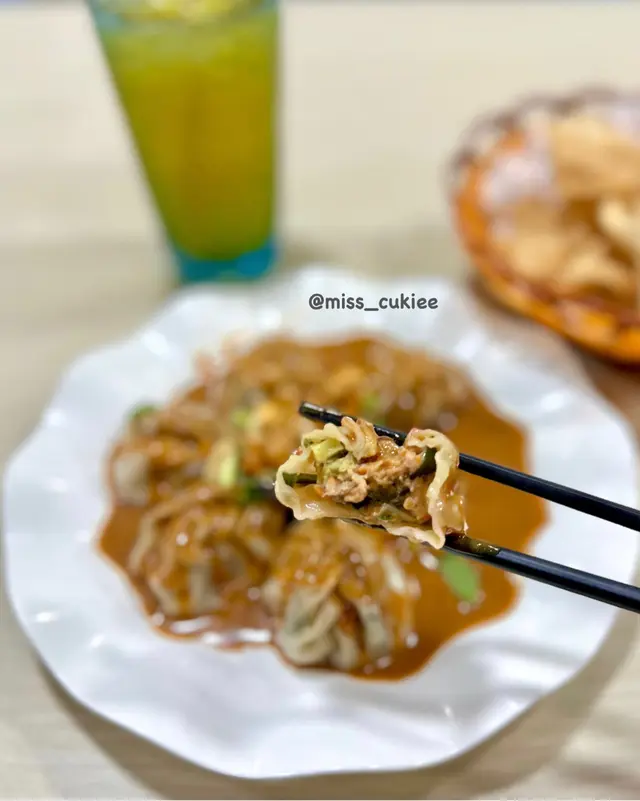 花生酱拌饺