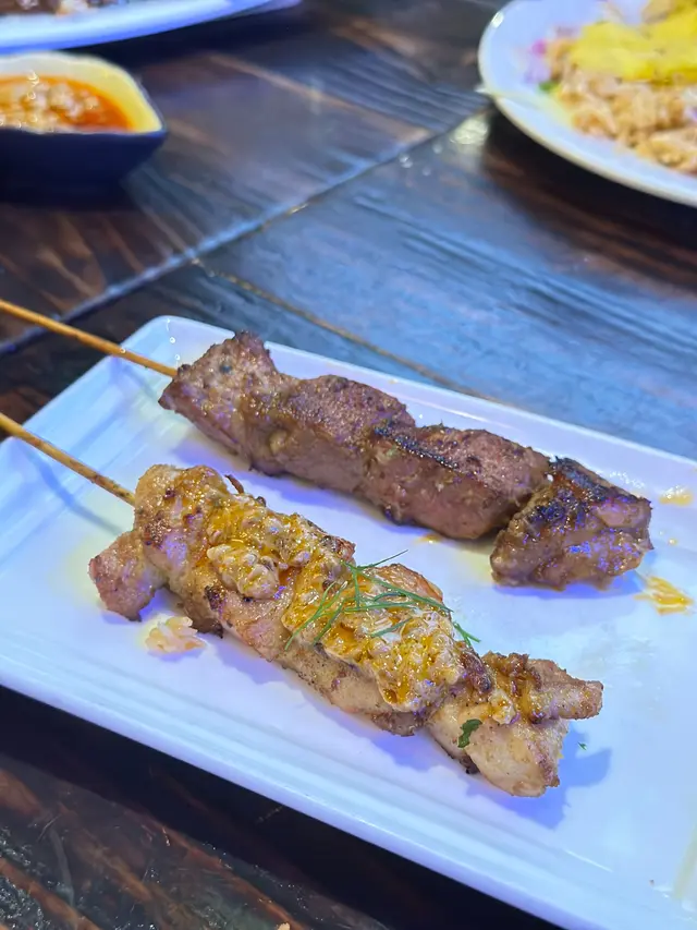 沙嗲串燒 (豬+牛+雞)
