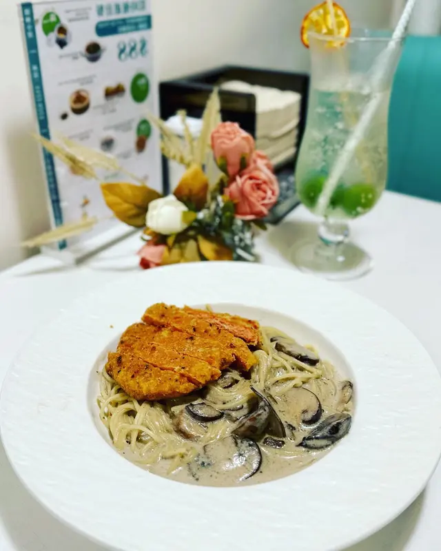 意大利香草忌廉天使麵 (奶)