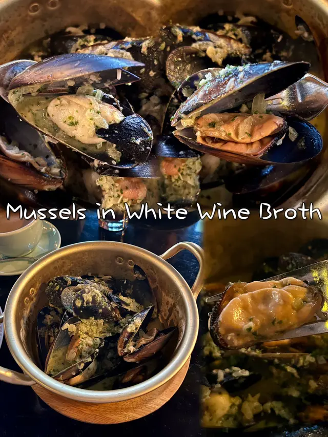 Mussels in White Wine Broth
