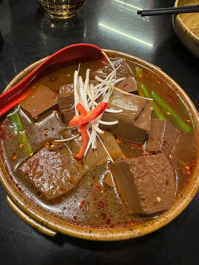 韭菜鴨血