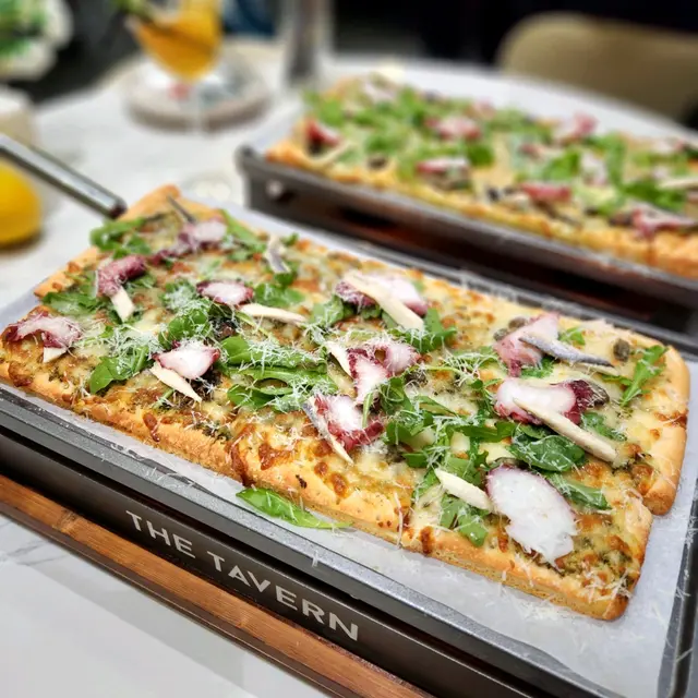 拿坡里白鯷魚八爪魚自然發酵酸種披薩