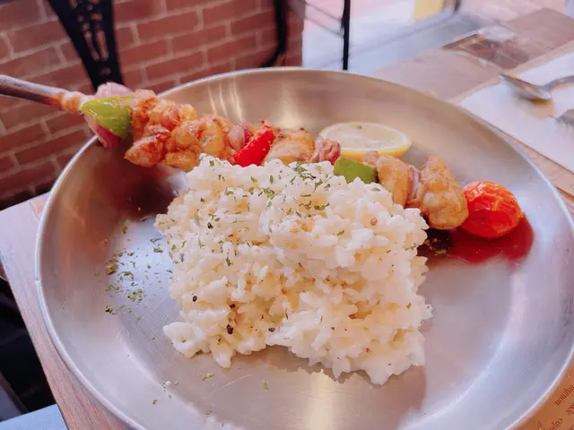 孜然雞肉串意大利飯