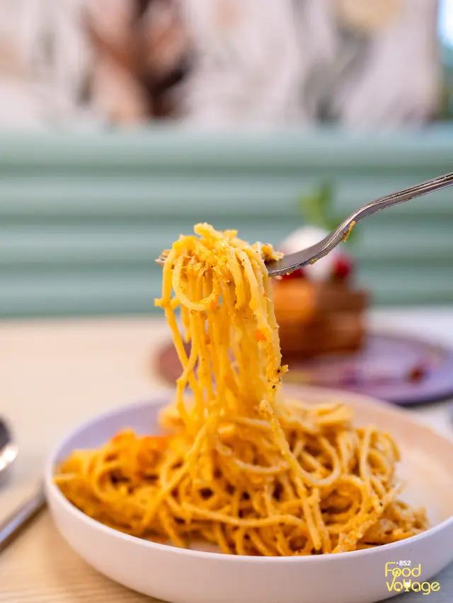 黃金軟殼蟹意粉