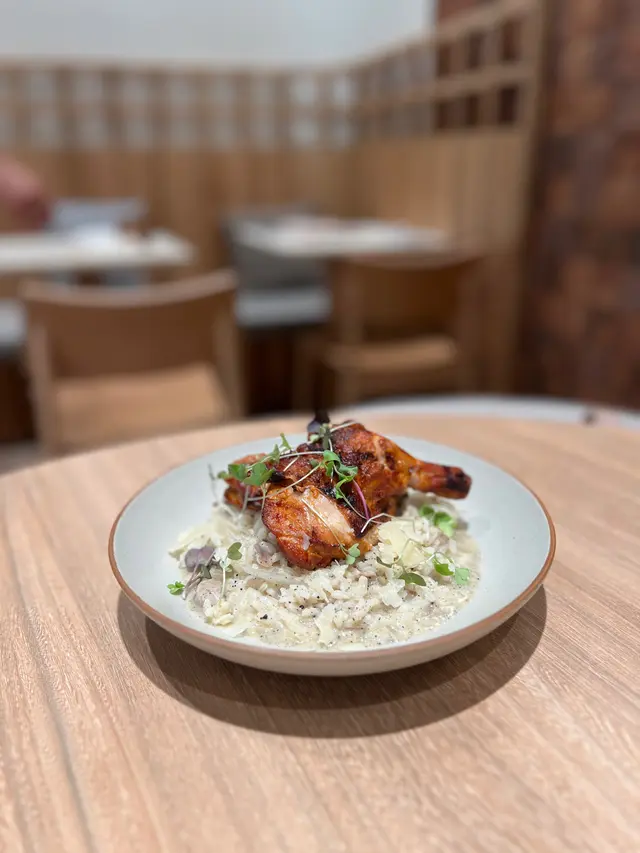 燒春雞黑松露燴意大利飯