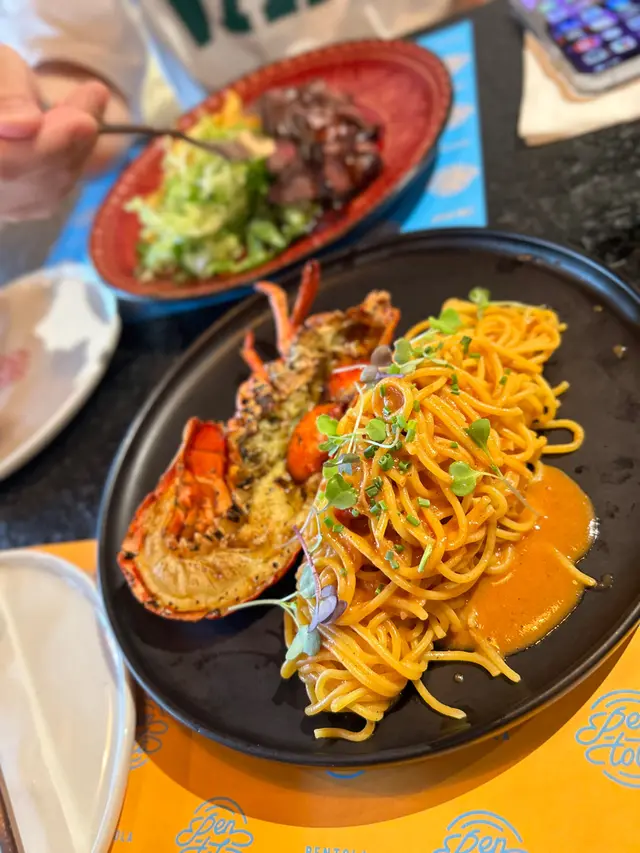 新鮮波士頓龍蝦意粉