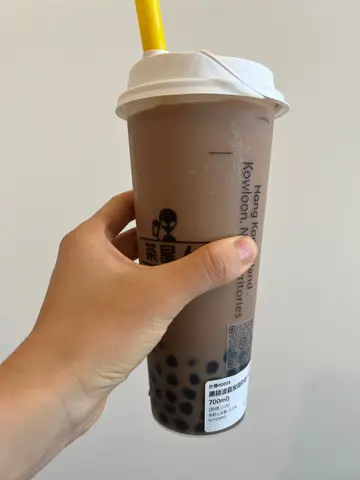 波霸黑糖炭烧奶茶