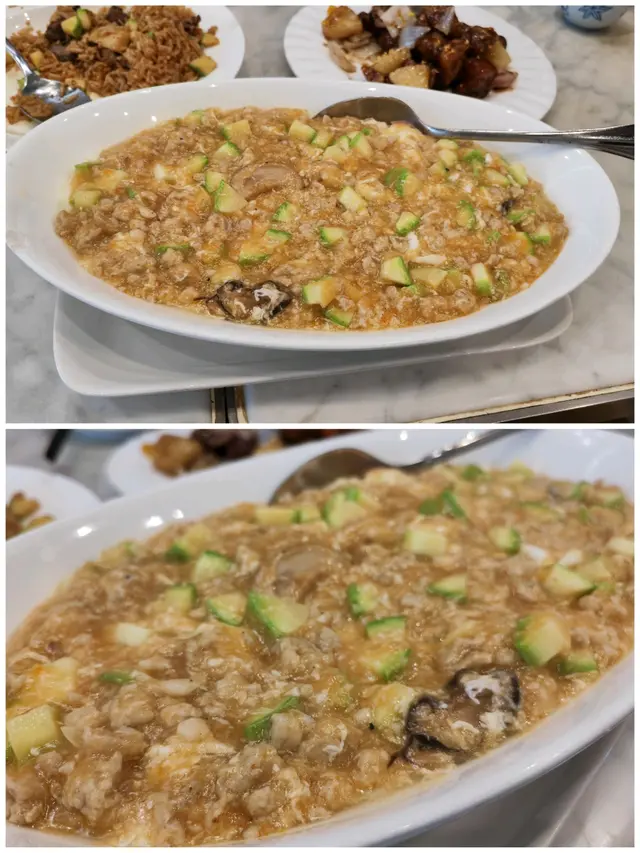 蝦膏肉碎扒蛋白