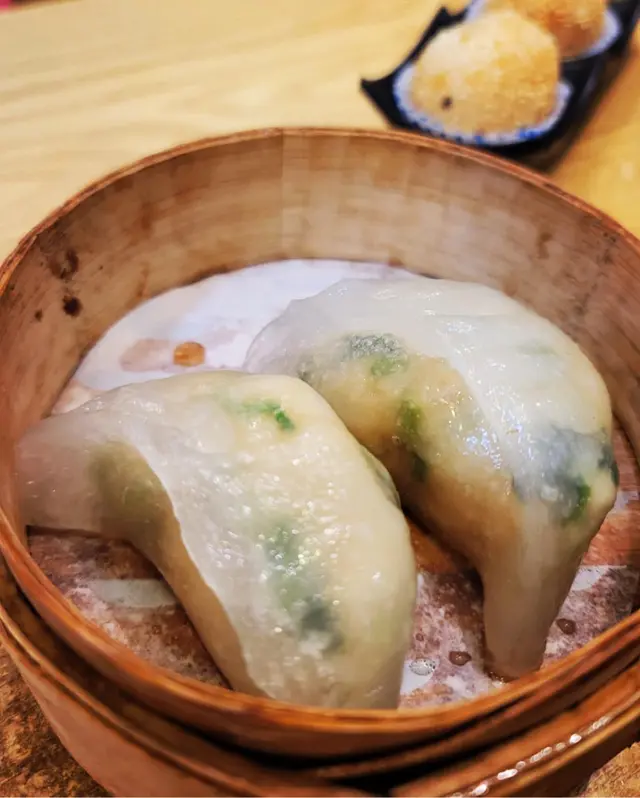 鮮蝦菜苗餃