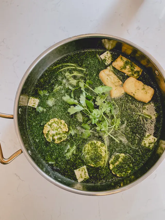 爆漿熔岩芫茜豆腐鍋