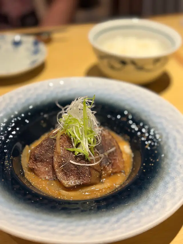 麵豉汁厚燒牛舌