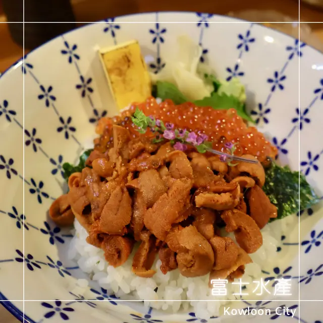海膽 • 三文魚籽丼