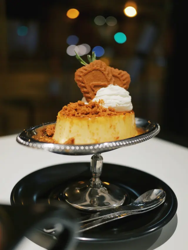 忌廉芝士焦糖餅乾布甸