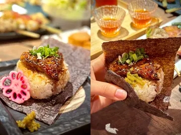 柚子胡椒鵝肝燒飯團