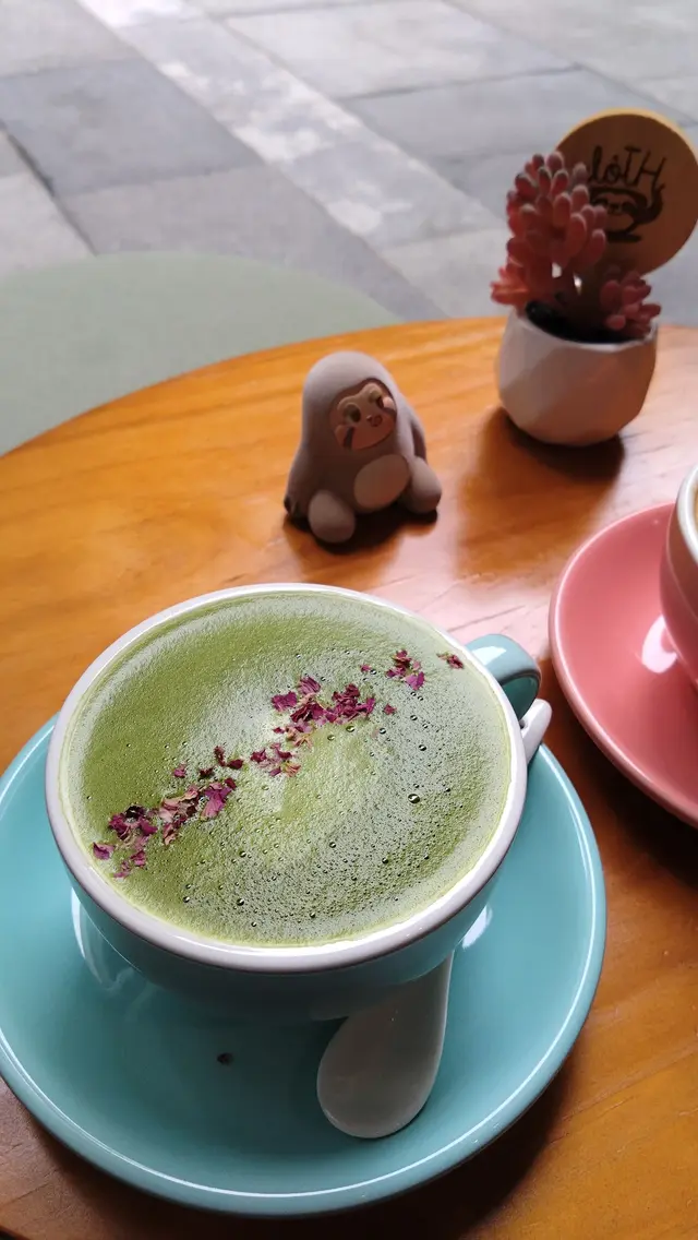 熱抹茶牛奶