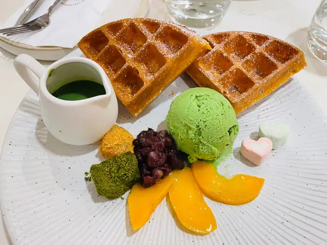 綠茶窩夫伴雪糕