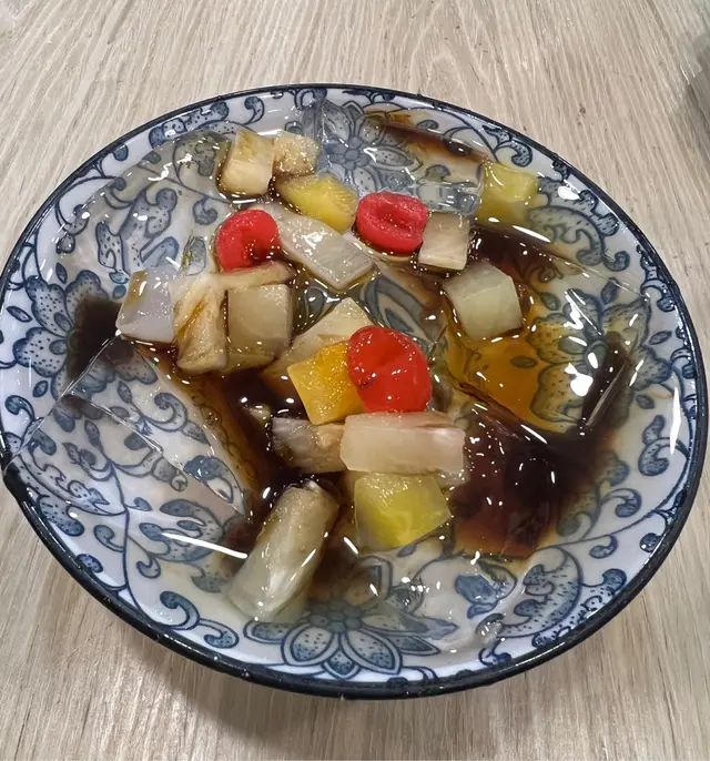 黑糖桂花冰粉