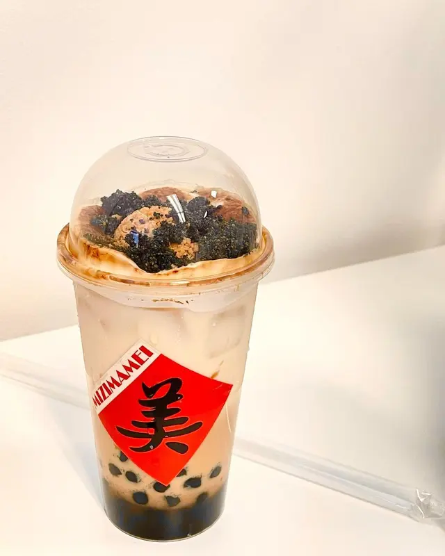 花芝黑糖珍珠鲜奶